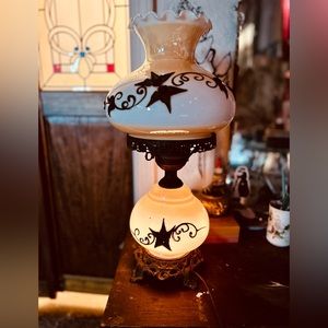 Vintage Hurricane Lamp
